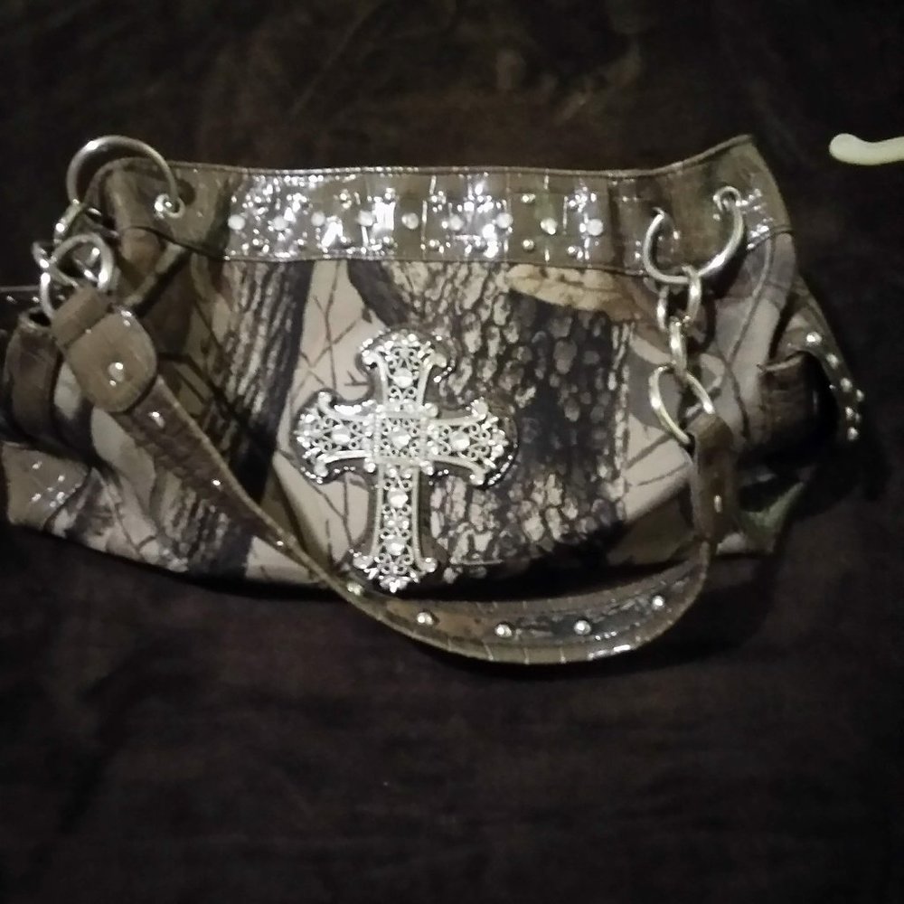 Camo Cross Purse